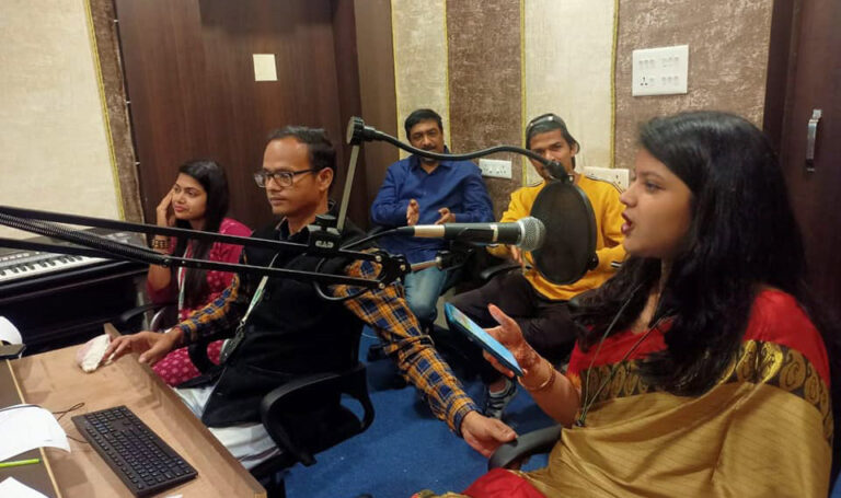 KIIT FM Radio Kalinga Bharati-student practice 2